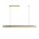 Ljojo Marble LED Chandelier: Modern Luxury Style Pendant Lamp for Dining Room, Kitchen, Bedroom