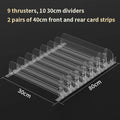 Ljojo™ Supermarket Shelf Pusher Propeller Display Rack for Lipsticks, Nail Polish, and Perfume
