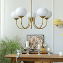 Glass Chandelier Pendant Light for Living Room Dining Room by Ljojo