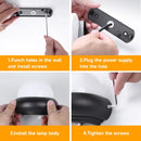 Ljojo LED Wall Light: Exterior & Interior Facade, Stair, Bedroom, Terrace, Garden, Home Decor