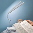 Ljojo LED Clip Reading Lamp Touch Control Dimmable Eye Protection Study Dormitory Office