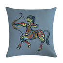Gemini Libra Taurus Pillow Case by Ljojo: Linen Sofa Car Decorative Cover