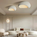 Wabi Sabi Resin Ceiling Lamp Surface Mounted Led DownLight for Bedroom by Ljojo