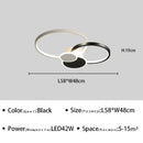 Modern Nordic LED Ceiling Lamp for Bedroom Living Room Dining Room by Ljojo