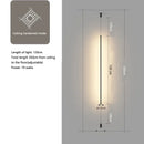 Slim Line Floor Light Led Pendant Lamp Suspension Hanging by Ljojo for Living Room Bedroom