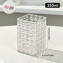 Ljojo Bow Cosmetic Brush Holder & Lipstick Organizer Desktop Stand