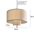 Japanese Wabi Sabi Fabric Art Pendant Lights Chandelier Living Room Bedroom Restaurant Home Decor by Ljojo