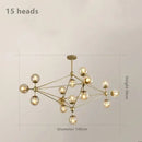 Geometric Chandelier Retro Pendant Lamp for Bedroom by Ljojo