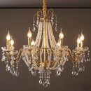 French Luxury Candle K9 Crystal Chandeliers Lights for Living Room by Ljojo