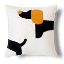 Embroidered Dog Pillowcase by Ljojo: Modern & Cute Sofa Decor