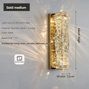 Ljojo Modern Gold Crystal Chandelier Ceiling Lamp for Dining Living Bedroom Island Decor