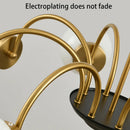 LED Scandinavian Chandelier Pendant Lamp Warm Glass Stylish Lighting for Living Room by Ljojo