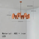 Ljojo™ LED U-shaped Pendant Chandelier: Modern Nordic Ceiling Hanging Lamp