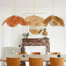 Ljojo Contemporary Fabric Chandelier Pendant Light for Living Room Dining Table & Bedroom
