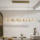 Ljojo Luxury Crystal Chandelier Pendant Light for Living Room and Dining Room