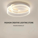 Modern Minimalist LED Ceiling Chandelier Cream Eye Protection Pendant Light by Ljojo for Bedroom Dinning Lighting