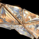 Ljojo Luxury Crystal Chandelier Pendant Light for Living Room and Dining Room