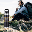 Ljojo 304 Stainless Steel Thermos Bottle, Portable Hot Cold Drinking Water Bottle for Outdoor Activities