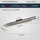 Aluminum Ceiling Chandelier LED Lighting Fixture for Living Room Kitchen Dining Island by Ljojo