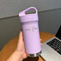 Ljojo 420ml Stainless Steel Coffee Thermos Tumbler - Portable Insulated Travel Cup