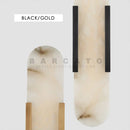 Ljojo Marble LED Wall Sconce - Luxury Black Gold Indoor Light Fixture