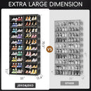 Ljojo™ 10-Tier Foldable Shoe Rack Organizer, Large Collapsible Storage Cabinet