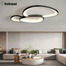 Modern Round LED Ceiling Light Adjustable Brightness Living Room Bedroom Dining Room Home Decor Ljojo