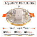 Ljojo LED Copper Ceiling Downlights: Ultra-Thin Round Panel Lamp for Kitchen, Bedroom, Stairway - 110V/220V