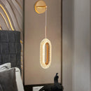 LED Crystal Wall Lamp 12W - Luxurious Ellipse Design for Corridor, Bedroom, Balcony | Ljojo