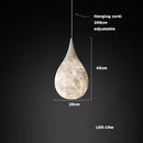 Ljojo Marble Art LED Chandelier - Luxury Dining Room Ceiling Lighting
