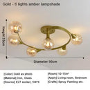 Crystal Glass Ball LED Pendant Chandelier - Modern Minimalist Nordic Art Light by Ljojo