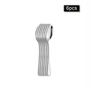 Ljojo 30-Piece Stainless Steel Cutlery Set - Ideal for Restaurants and Hotels