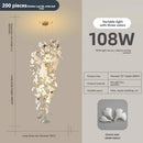 Ceramic Ginkgo Leaf Large Pendant Lamp for Villa Hotel Staircase by Ljojo