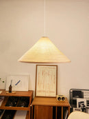 Wabi Sabi Triangular Rice Paper Pendant Lights by Ljojo - Japanese Home Lighting Chandeliers