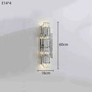 Large Wall Lamp Crystal Decorative High-End Lighting for Living Room by Ljojo