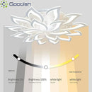 LED Flower Shaped Ceiling Light: Modern Nordic Stylish Chandelier for Living Dining Room by Ljojo