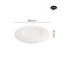 Ljojo Matte Wave Ceramic Dessert Plate Set - Molecular Cuisine Tableware