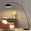 Ljojo Matte Black Fishing Floor Lamp for Luxury Living Room Lighting