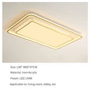 Ljojo Modern Acrylic LED Ceiling Lamp for Luxury Living Room and Bedroom