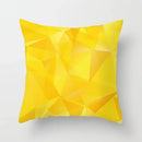 Geometric Black Yellow Cushion Covers - Ljojo Modern 18" Throw Pillow Case