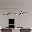 Ljojo LED Chandelier: Nordic Style Aluminum Alloy Pendant Light for Living Room & Dining Area