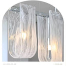 French Designer Cloud Ribbon Glass Island Chandelier - Modern Luxury Pendant Lamp for Villa Dining Room - Ljojo