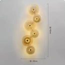 LED Wall Lamp Combination for Living Room TV Background | Modern Glass Light by Ljojo