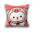 Ljojo 45x45 Cushion Cover, Cute Square Pillowcase, Birthday Wedding Gift