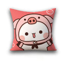 Ljojo 45x45 Cushion Cover, Cute Square Pillowcase, Birthday Wedding Gift