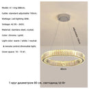Modern Luxury Crystal LED Chandelier Pendant Lamp for Bedroom Living Room - Ljojo