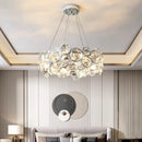 Ljojo LED Crystal Chandelier - Modern Luxury Lighting for Living Room and Bedroom