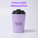 Ljojo 12oz Stainless Steel Insulated Travel Mug Thermos Vacuum Coffee Cup