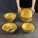 Ljojo Melamine Enamel Rice Bowl Set