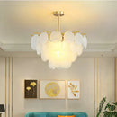 Modern Luxury Glass LED Chandelier for Living Room Center Table Dining Bedroom by Ljojo